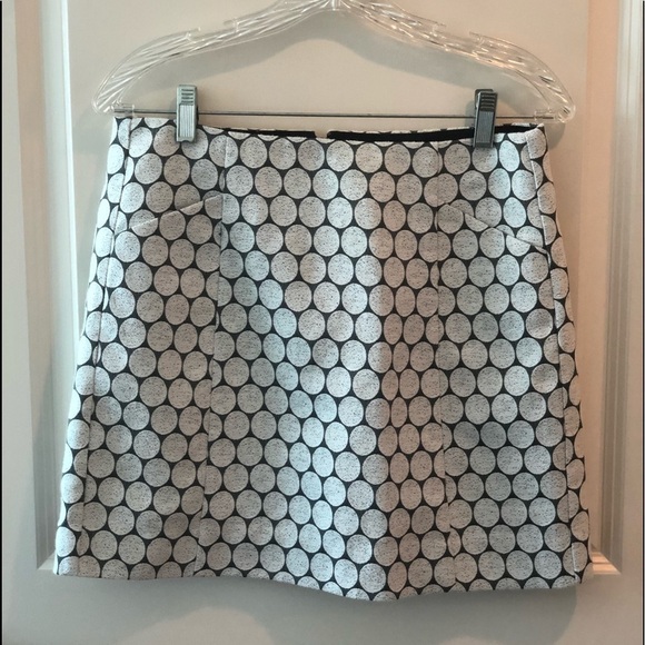 J Crew Mini Skirt In Dot Jacquard - Picture 1 of 16